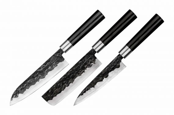 Knives with hand-forged blades Kitchen knives with a unique design