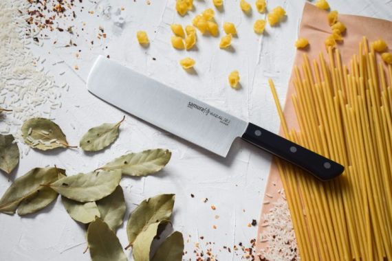 Samura HARAKIRI Nakiri Knife Stainless steel knives for easy food slicing